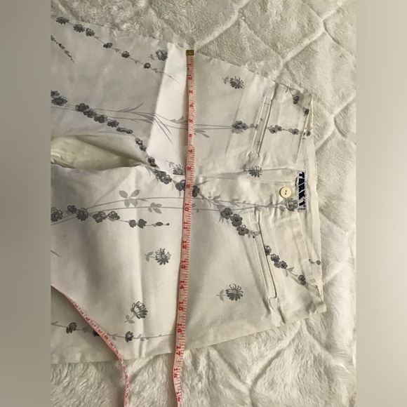 Tark 1 Cream and Gray Floral Pants - Picture 5 of 9